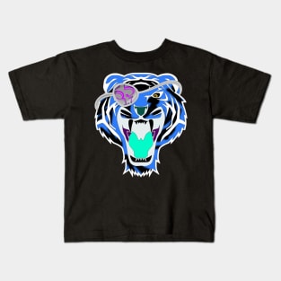 BLUE TIGER Kids T-Shirt